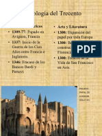 UPC Cronología Del Trecento y Quattrocento PDF