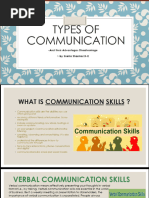 Communication Skills Class IX IT Project