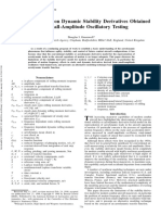 Frequency Effects On Dynamic Stability Derivatives Obtained From Small-Amplitude Oscillatory Testing