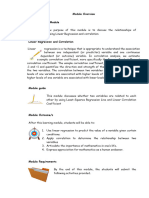 MMW Module 10 - Correlation and Linear Regression