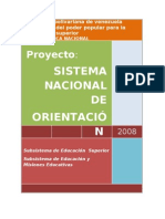 Sistema Nacional de Orientacion Venezuela