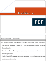 Lecture 18 Humidification