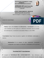 Sociedad Del Conocimiento Redes de Investigacion Educativa