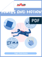 Forces and Motion - PreMed