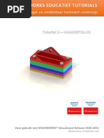 SolidWorks Tutorial 3 Voor Lager en Middelbaar Onderwijs (2020)