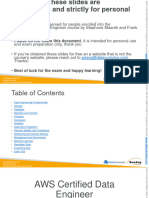 Aws Certified Data Engineer Slides