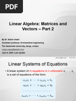 Matrices Part 2