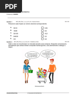 3 Avaliação de Matemática 6º Ano Adaptada 2020