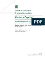 House of Commons Treasury Committee Venture Capital Nineteenth Report of Session 2022-23