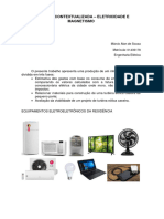 Atividade Contextualizada - Av1 - Eletricidade e Magnetismo