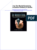 Full Download PDF of Test Bank For The MurderExamining Homicide 1st Edition Kimberly A Davies All Chapter