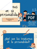 Trastornos de La Personalidad: Psicodiagnostico Grupo 4