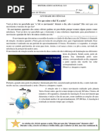 Atividades 8º Ano Movimento Rotação e Translação