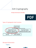 CBS 323 Message Authentication Codes (HMAC)