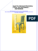 Full Download PDF of Solution Manual For General Chemistry: Atoms First, 2/E 2nd Edition: 032180483X All Chapter