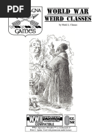 World War Weird Classes (OpWhtBx)