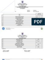 Filipino Class Level Consolidation