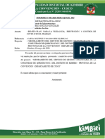 Plan de Vigilancia para Reinicio de Obra