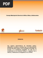 Consejo Municipal de Derecho de Niños, Niñas y Adolecentes