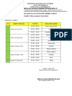 Jadwal Pat - Ajung - 081439