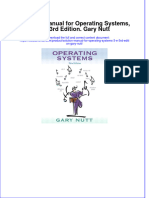 Full Download PDF of Solution Manual For Operating Systems, 3/E 3rd Edition. Gary Nutt All Chapter