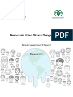 Evaluación de Género de Las Políticas Climáticas Urbanas en La Ciudad de México