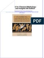 Full Download PDF of Test Bank For Classical Mythology: Images and Insights 6th Edition All Chapter