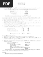 Decision Making-Sample Problems