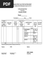 Brgy Kalinisan Reporting Template