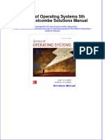 Full Download PDF of Survey of Operating Systems 5th Edition Holcombe Solutions Manual All Chapter