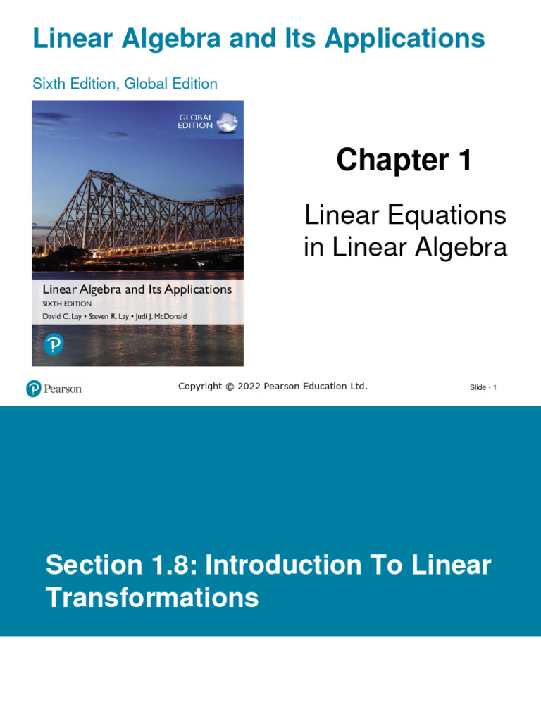 linear algebra and its applications_1-8 Introduction To Linear ...