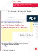 300+ TOP Central Civil Services (Conduct) Rules MCQs and Answers 2023