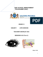 Life Sciences SSIP Sessions 9-20 (Term 2) Teacher's Booklet 2023