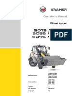 Wacker Kramer 5075 5075L 5085 5085L 5095 5095L Wheel Loader Operators Manual 1