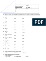 Soal PAT Matematika Kelas 2 K2013