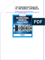 Full Download PDF of Test Bank For International Financial Management, 14th Edition, Jeff Madura All Chapter