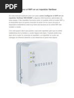 Cómo Configurar El WiFi en Un Repetidor NetGear WN1000RP