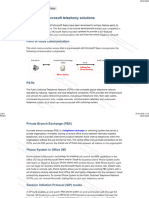 m1 - Overview of Microsoft Telephony Solutions