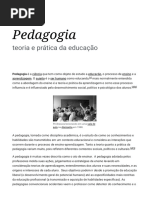 Pedagogia - Wikipédia, A Enciclopédia Livre