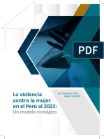 La Violencia Contra La Mujer en El Peru Al 2022 Un Modelo Ecologico