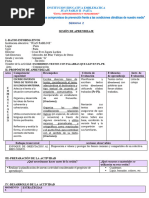 SESIÓN DE APRENDIZAJE Escribimos Textos Con PL y PR