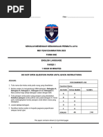 English Form 2 - 2024