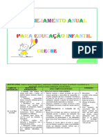 Planejamento Anual - Creche