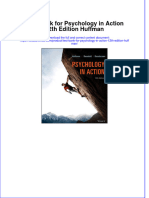 Full Download PDF of Test Bank For Psychology in Action 12th Edition Huffman All Chapter