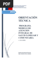 OT Modelo Salud Integral Familiar y Comunitaria 2022 - 15011021