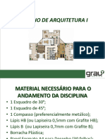 Desenho de Arquitetura I - Aula