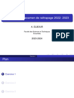 Correction de L'examen de Rattrapage 2022 - 2023