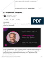 6 Levels of ML Adoption. Ali Arsanjani, Edited, From A - by Ali Arsanjani - Medium