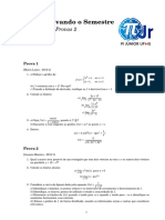 Questões Provas2 Cálculo I