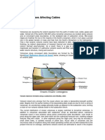 Geological Processes Affecting Cables